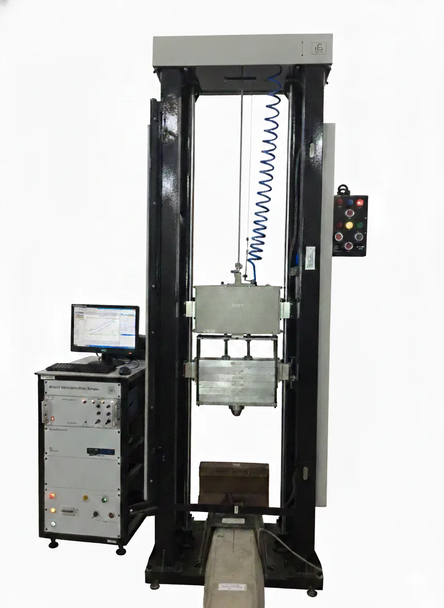 Impact Attenuation Test System — Railway buffer and coupler impact testing machine