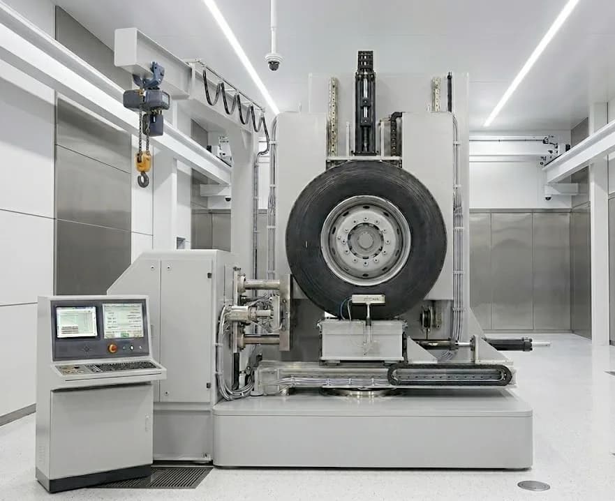 Tyre Stiffness Testing Machine