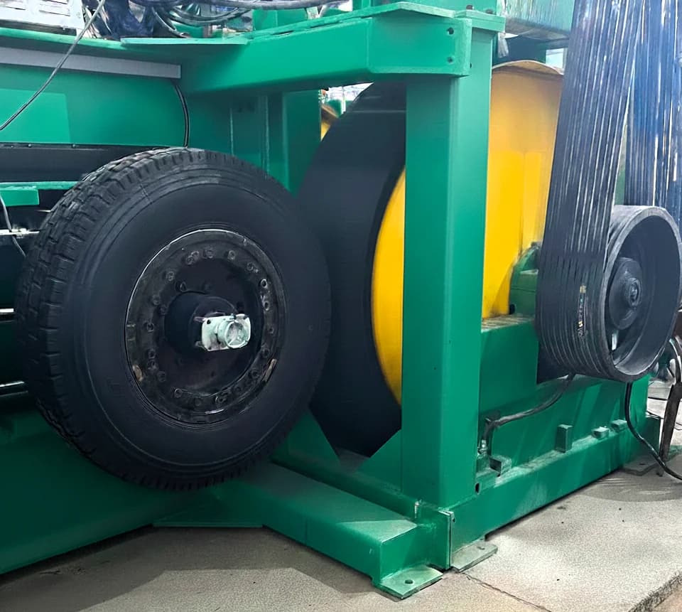 Tyre Endurance Testing Machine — detail view