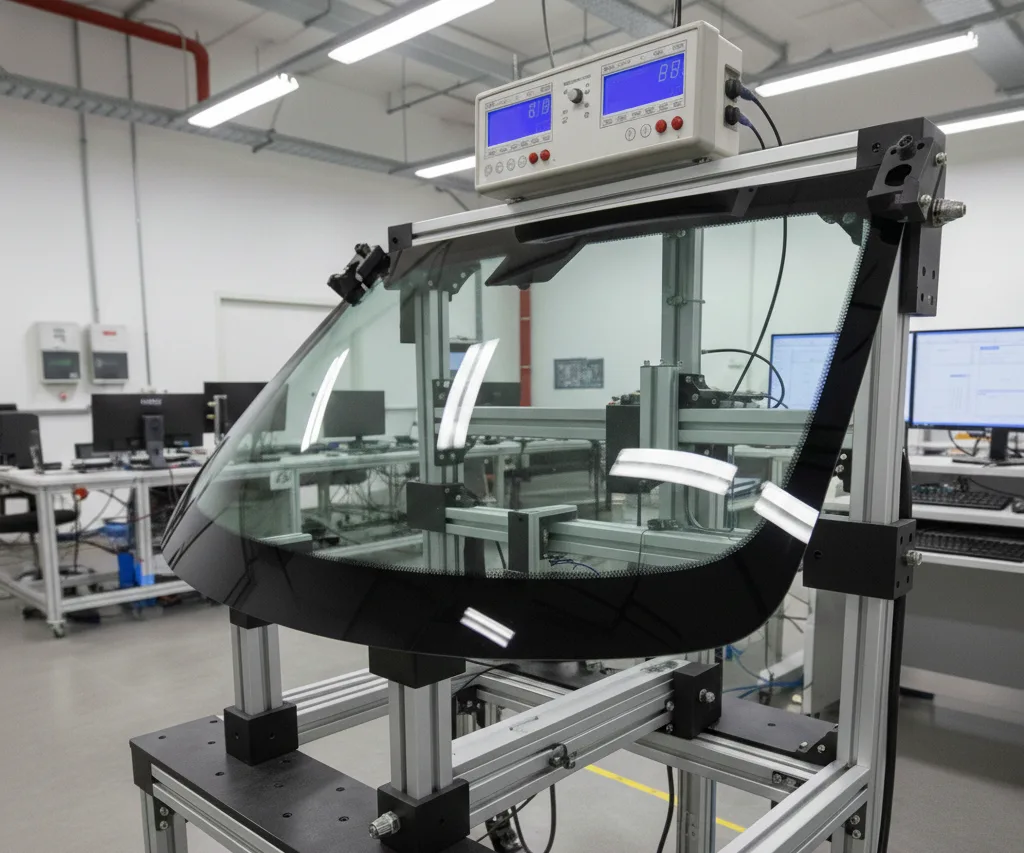 Windshield Profile Measurement System — LVDT-based multi-channel scanner